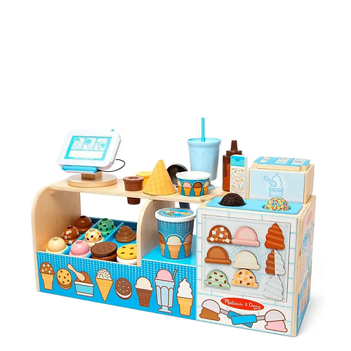 Развивающая игрушка MELISSA & DOUG Игровой набор Cool Scoops Ice Creamery