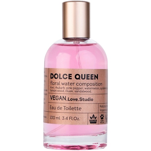 Туалетная вода VEGAN.LOVE.STUDIO Туалетная вода женская Dolce Queen арбуз ревень цикламен