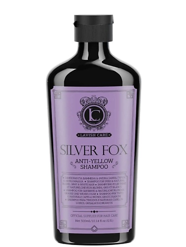 Шампунь для волос LAVISH CARE Шампунь для светлых и седых волос Silver Fox Anti Yellow Shampoo
