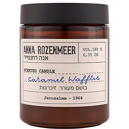 Свеча ароматическая ANNA ROZENMEER Ароматическая свеча Caramel Waffles 180 мл