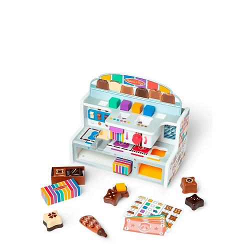 Развивающая игрушка MELISSA & DOUG Деревянный игровой набор Chocolate Factory