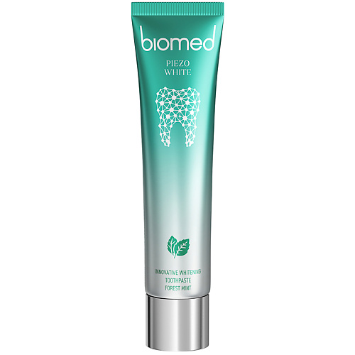 BIOMED Инновационная отбеливающая зубная паста со вкусом лесной мяты Piezowhite 65