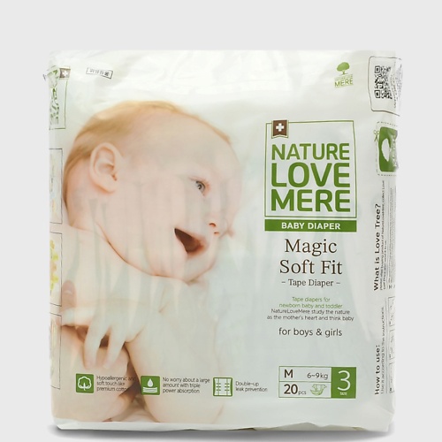 Подгузники супер мягкие MAGIC Soft М 6-9 кг