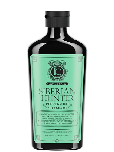 Шампунь для волос LAVISH CARE Шампунь для ежедневного использования Siberian Hunter Peppermint Shampoo