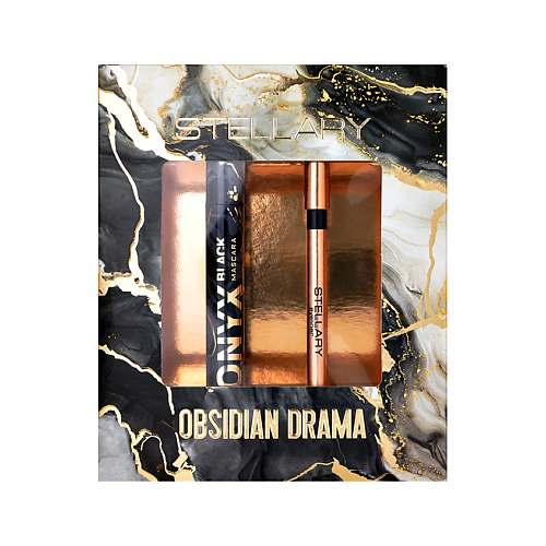 Набор средств для ухода за телом STELLARY Подарочный набор OBSIDIAN DRAMA (тушь Black Onyx, карандаш для глаз