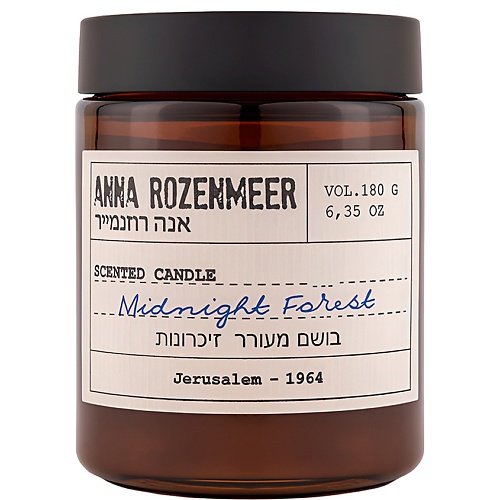 Свеча ароматическая ANNA ROZENMEER Ароматическая свеча Midnight Forest 180 мл