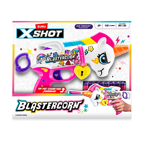 Игрушка ZURU Игровой набор Schaumstoff-Dartpistole Einhorn