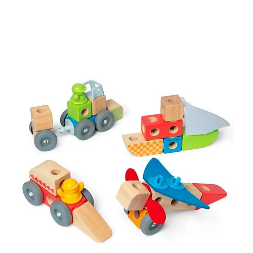 Конструктор MELISSA & DOUG Деревянный конструктор Транспорт Blockables Vehicles 806013