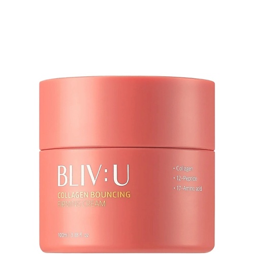 Крем для лица BLIV:U Коллагеновый крем для тургора кожи с пептидами Collagen Bouncing Firming Cream