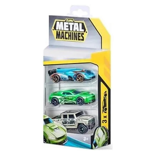 Игрушка ZURU Набор машинок Metal Machines Auto Metal Pack 3