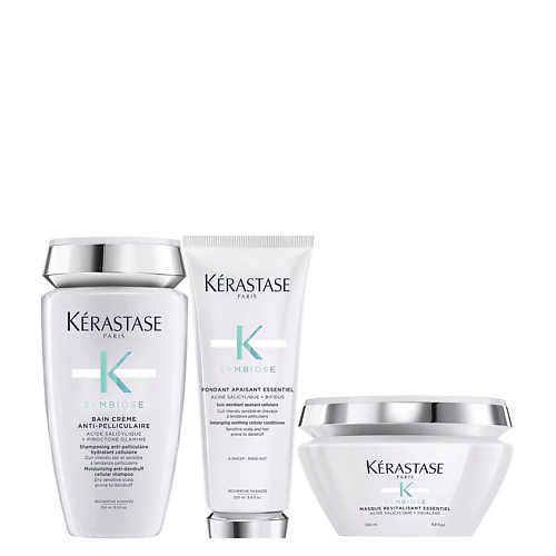 Набор для ухода за волосами KERASTASE Набор средств для волос против перхоти Symbiose Creme Trio