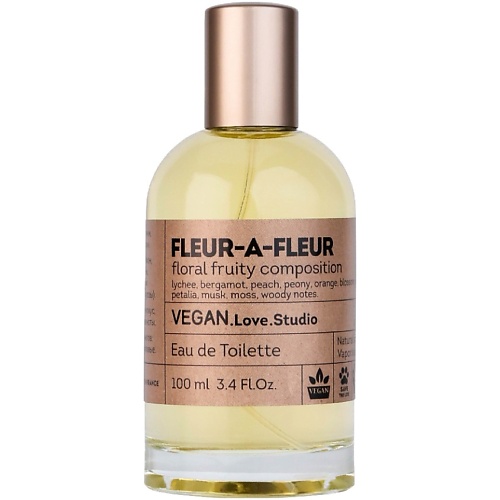Туалетная вода VEGAN.LOVE.STUDIO Туалетная вода женская Fleur-a-Fleur пион жасмин дерево
