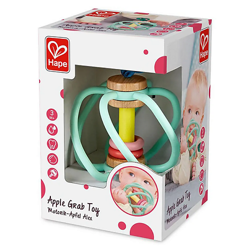 Развивающая игрушка HAPE Прорезыватель Яблочко