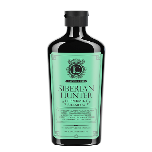 Шампунь для волос LAVISH CARE Шампунь для ежедневного использования Siberian Hunter Peppermint Shampoo