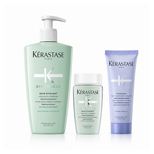 Набор для ухода за волосами KERASTASE Балансирующий набор для волос Specifique и Blond Absolu
