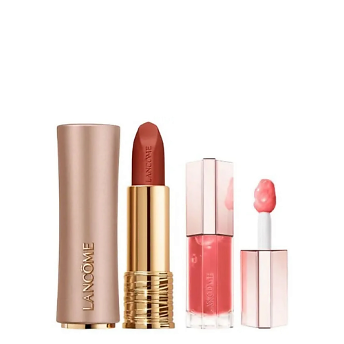 Набор средств для губ LANCOME Набор Lancome: L'Absolu Rouge Intimatte + Lip Idole JuicyTreat Oil-in-Gloss