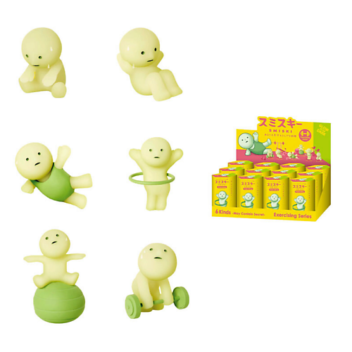 Развивающая игрушка SONNY ANGEL Фигурка SMISKI Fitness Collection, рандомная игрушка 12шт.