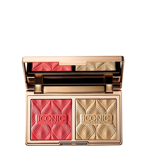 Палетка ICONIC LONDON Палетка для лица Silk Glow Duo Palette