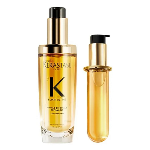 Набор для ухода за волосами KERASTASE Набор Elixir Ultime: Масло для волос + Сменный блок
