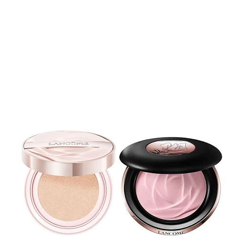 Набор средств для лица LANCOME Набор: Кушон Skin Idole 3 Serum Finecover + Пудра Teint Idole Ultra Wear Skin Refining