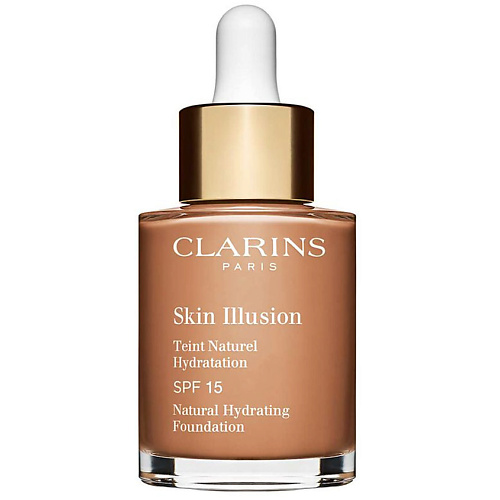 Тональное средство CLARINS Увлажняющий тональный крем с легким покрытием SKIN ILLUSION SPF 15 112.3