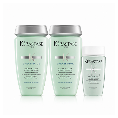 Набор для ухода за волосами KERASTASE Балансирующий набор шампуней Specifique Bain Divalent