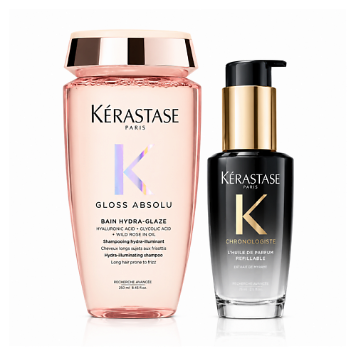 Набор для ухода за волосами KERASTASE Набор для блеска и восстановления волос Gloss Absolu и Chronologiste