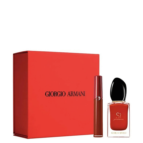 Набор парфюмерии GIORGIO ARMANI Набор Si Passione: Парфюмерная вода + Жидкая губная помада