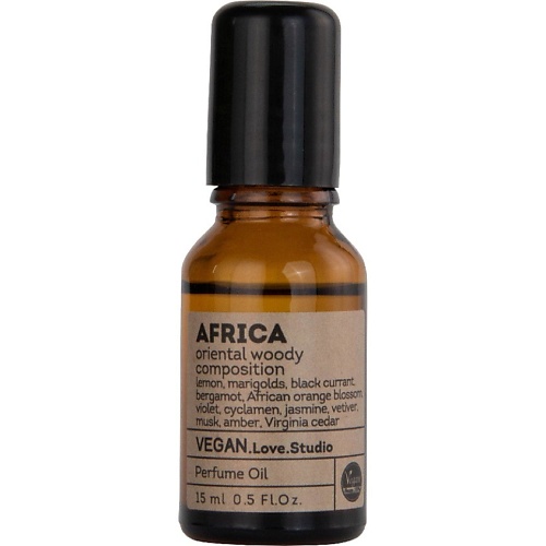 Масло для тела VEGAN.LOVE.STUDIO Парфюмерное масло для тела Africa