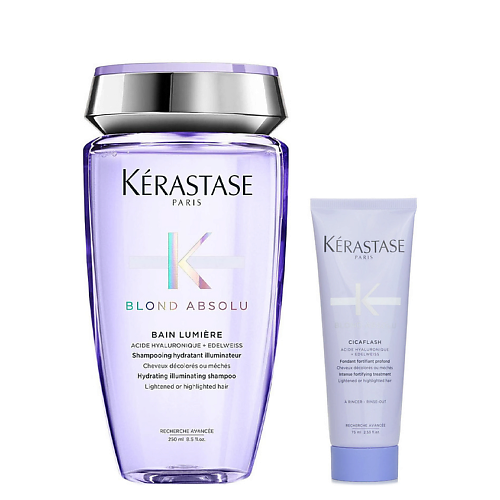 Набор для ухода за волосами KERASTASE Набор для осветлённых волос Blond Absolu: Шампунь + Кондиционер