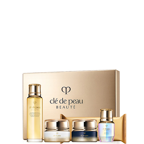 CLÉ DE PEAU BEAUTÉ Набор с кремом и смягчающим лосьоном Key Radiance Care