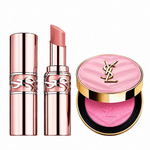 Набор средств для макияжа YVES SAINT LAURENT Набор YSL Iconic Pink Make Me Blush & Loveshine Candy Glow