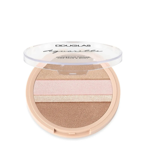 Пудра для лица DOUGLAS Мерцающая пудра для лица и тела Make-Up Aquarelle Powder