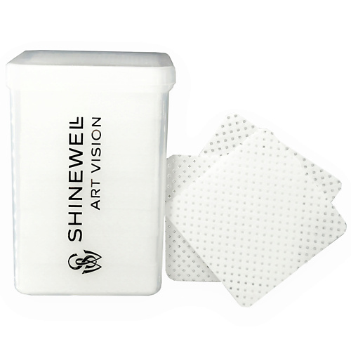 Салфетки для маникюра SHINEWELL Салфетки одноразовые для маникюра и педикюра, пэды