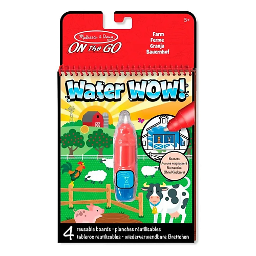 Раскраска MELISSA & DOUG Многоразовая водная раскраска Water Wow! Ферма