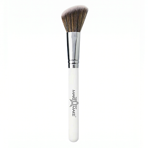 Кисть для лица MAKEUMAKE Скошенная кисть для румян, скульптора, бронзера и коррекции лица