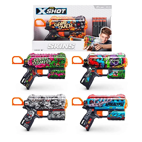 Развивающая игрушка ZURU Игровой набор X-Shot Skins Flux