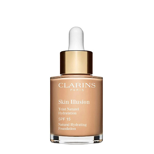 Тональное средство CLARINS Увлажняющий тональный крем с легким покрытием SKIN ILLUSION SPF 15 108.3