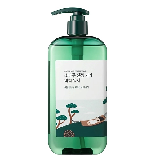 Гель для душа ROUND LAB Успокаивающий гель для душа Pine Calming Cica Body Wash