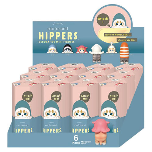 Мягкая игрушка SONNY ANGEL Фигурка Cat Fushandi Collection, Рандомная игрушка 12шт.