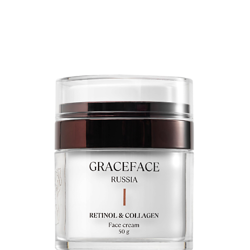 Крем для лица GRACE FACE Антивозрастной крем для лица с ретинолом, коллагеном и эктоином, от морщин