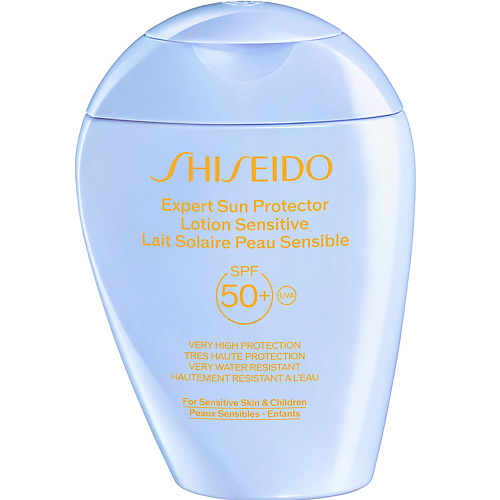 Солнцезащитный лосьон для лица и тела SHISEIDO Солнцезащитный лосьон для чувствительной и детской кожи, SPF 50+ Expert Sun