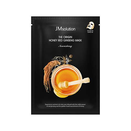 Маска для лица JMSOLUTION Маска для лица THE ORIGIN с медом и женьшенем