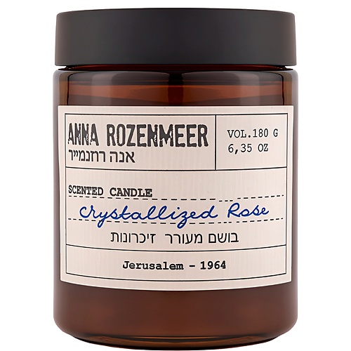 Свеча ароматическая ANNA ROZENMEER Ароматическая свеча Crystallized Rose 180 мл