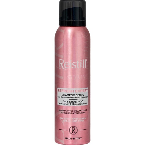 Сухой шампунь REISTILL Сухой шампунь для волос с эффектом объема Refresh Expert Dry Shampoo With Keratin & Magnolia Extract