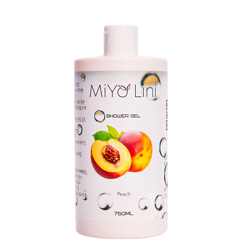 Гель для душа MIYO LINI Гель для душа с ароматом Персик