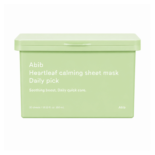 Маска для лица ABIB Маска для лицаHeartleaf Calming Sheet Mask Daily Pick