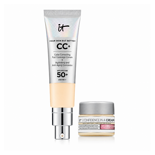 Набор средств для лица IT COSMETICS Набор CC+ Cream SPF 50+ & Confidence in a Cream