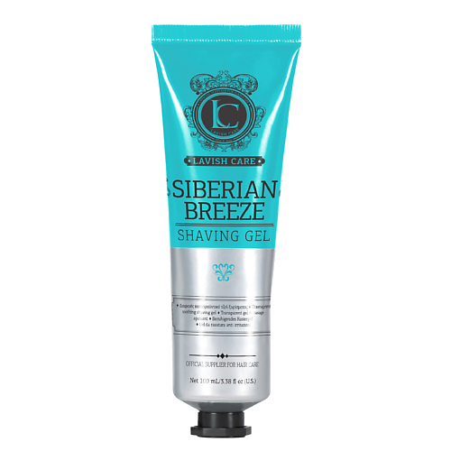 Гель для бритья LAVISH CARE Гель для бритья успокаивающий Siberian Breeze Shaving Gel