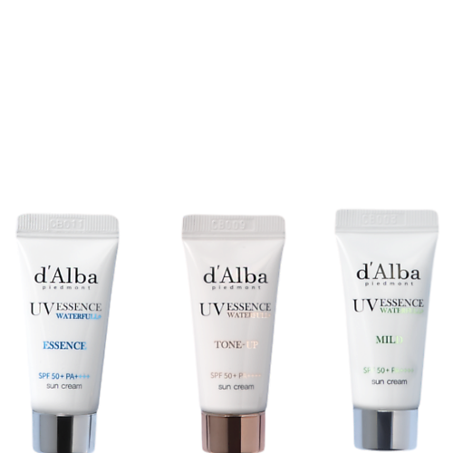Набор средств для лица D`ALBA Набор миниатюр солнцезащитных средств Vegan Sun Cream Kit